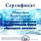 Сертификат/Диплом эксперта Шипилова Елена Сергеевна