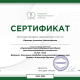 Сертификат/Диплом эксперта Анжелика Ефимова