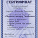Сертификат/Диплом эксперта Александра Апаркина