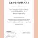 Сертификат/Диплом эксперта Инга Геннадьевна Федосова