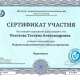 Сертификат/Диплом эксперта Татьяна Посохова
