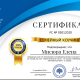 Сертификат/Диплом эксперта Елена Мисюра