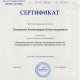 Сертификат/Диплом эксперта Александра